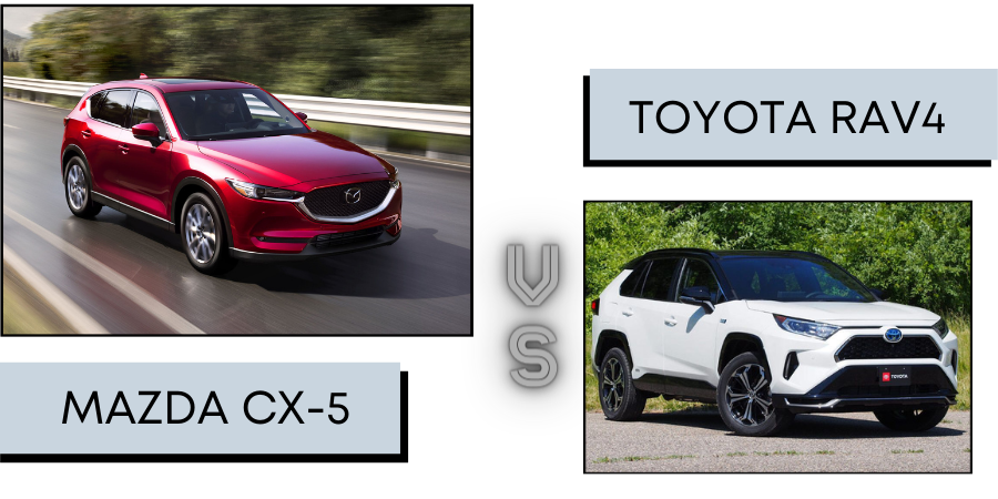 2021 Mazda CX-5/2021 Toyota RAV4 Comparison in Bay City, MI