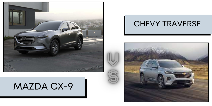 2021 Mazda CX-9/2021 Chevy Traverse Comparison in Bay City, MI