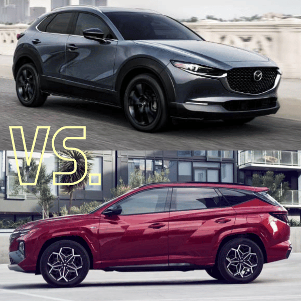 2023 Mazda CX-30 Compared to the 2023 Hyundai Tucson