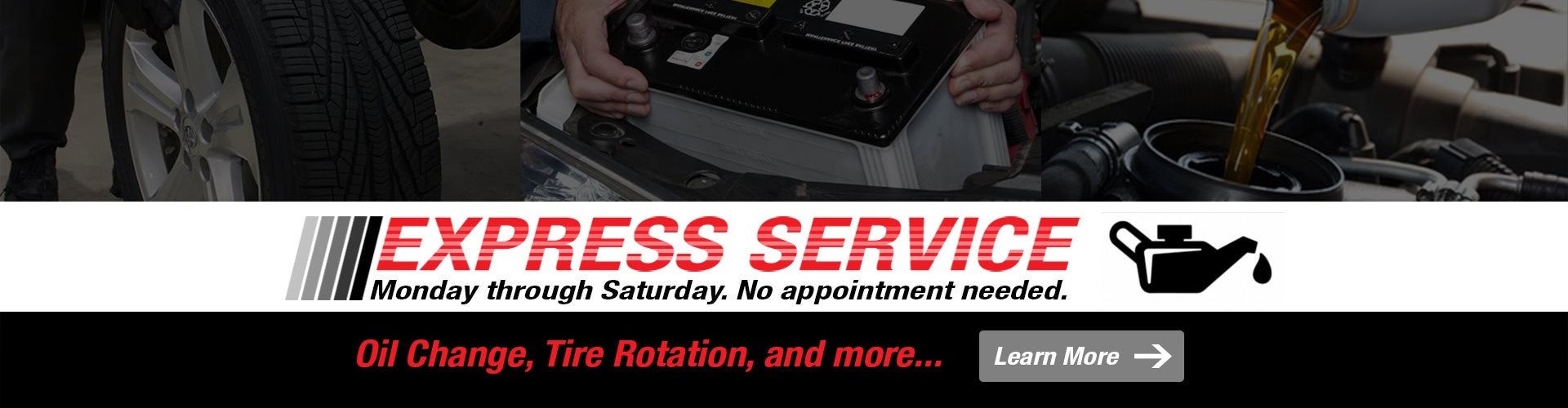Express Oil Change, Tire Rotation, and more at Thelen Mazda!