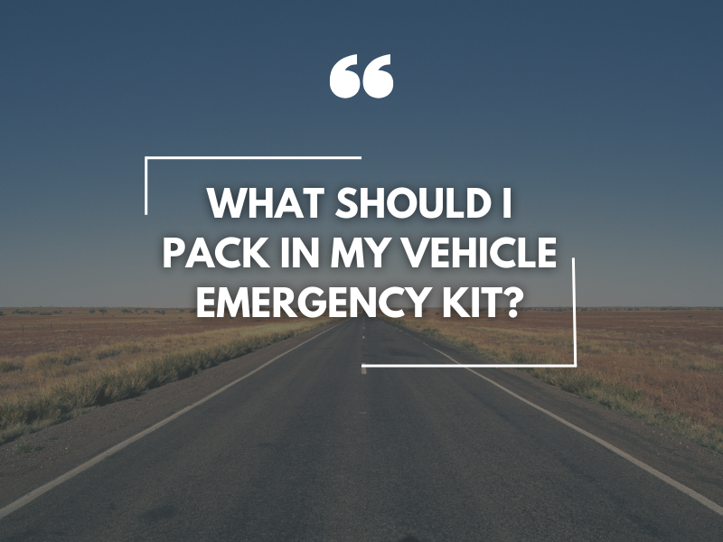 Vehicle Emergency Kit