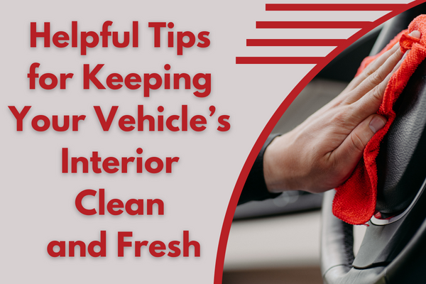 Vehicle Interior Cleaning Tips