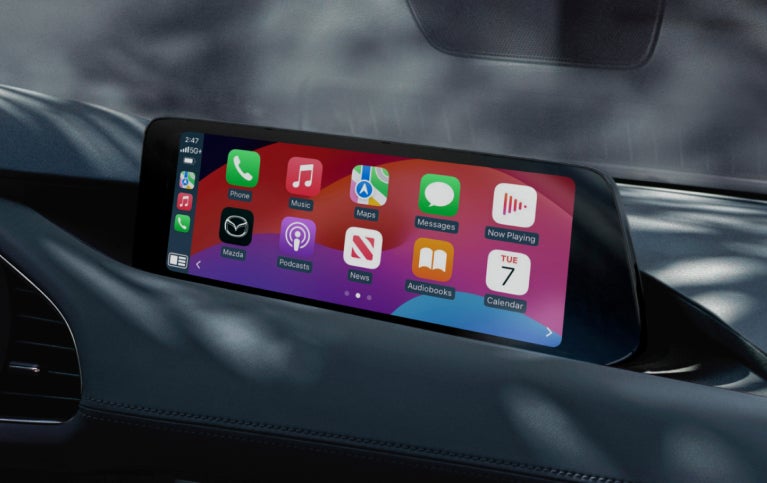 2025 Mazda 3 Sedan -Apple CarPlay Integration Feature | Thelen Mazda in Bay City MI
