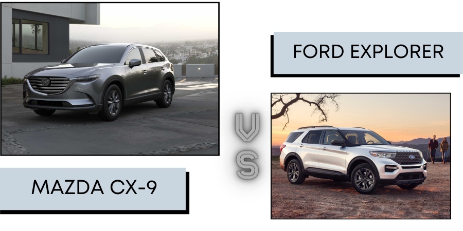 2021 Mazda CX-9/2021 Ford Explorer Comparison in Bay City, MI