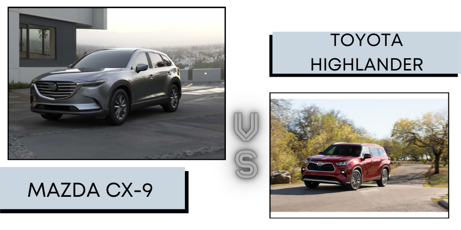 2021 Mazda CX-9/2021 Toyota Highlander Comparison in Bay City, MI