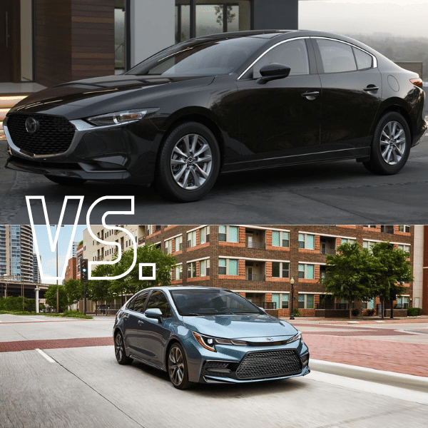 2022 Mazda3 / 2022 Toyota Corolla Comparison at Thelen Mazda in Bay City, MI