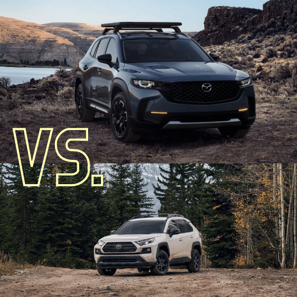 2023 Mazda CX-50 / 2022 Toyota RAV4 Comparison at Thelen Mazda in Bay City, MI
