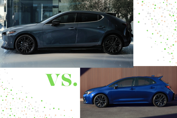 2024 Mazda3 Hatchback Compared to 2024 Toyota Corolla Hatchback